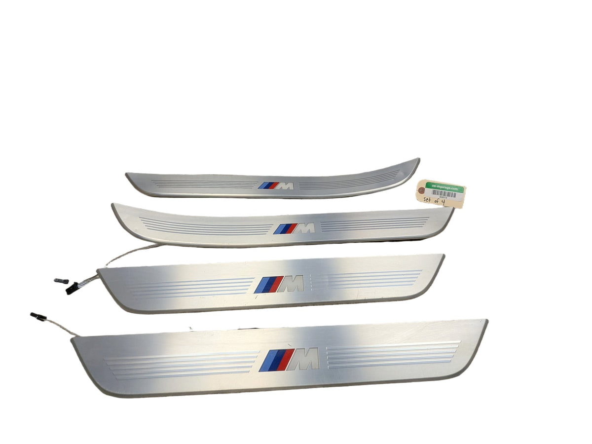 16-19 OEM BMW G11 G12 OEM Door Sills M Trim Illuminated Entry Panels Kit SET*