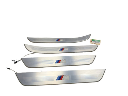 16-19 OEM BMW G11 G12 OEM Door Sills M Trim Illuminated Entry Panels Kit SET*