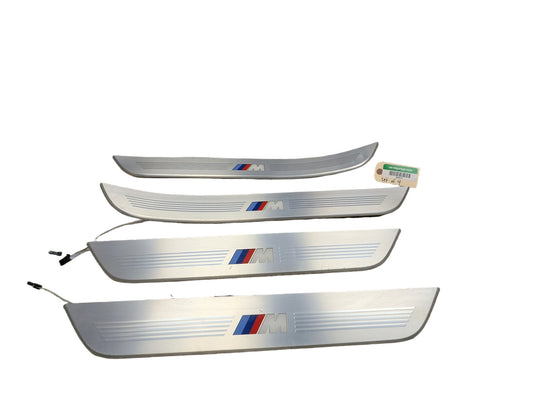 16-19 OEM BMW G11 G12 OEM Door Sills M Trim Illuminated Entry Panels Kit SET*