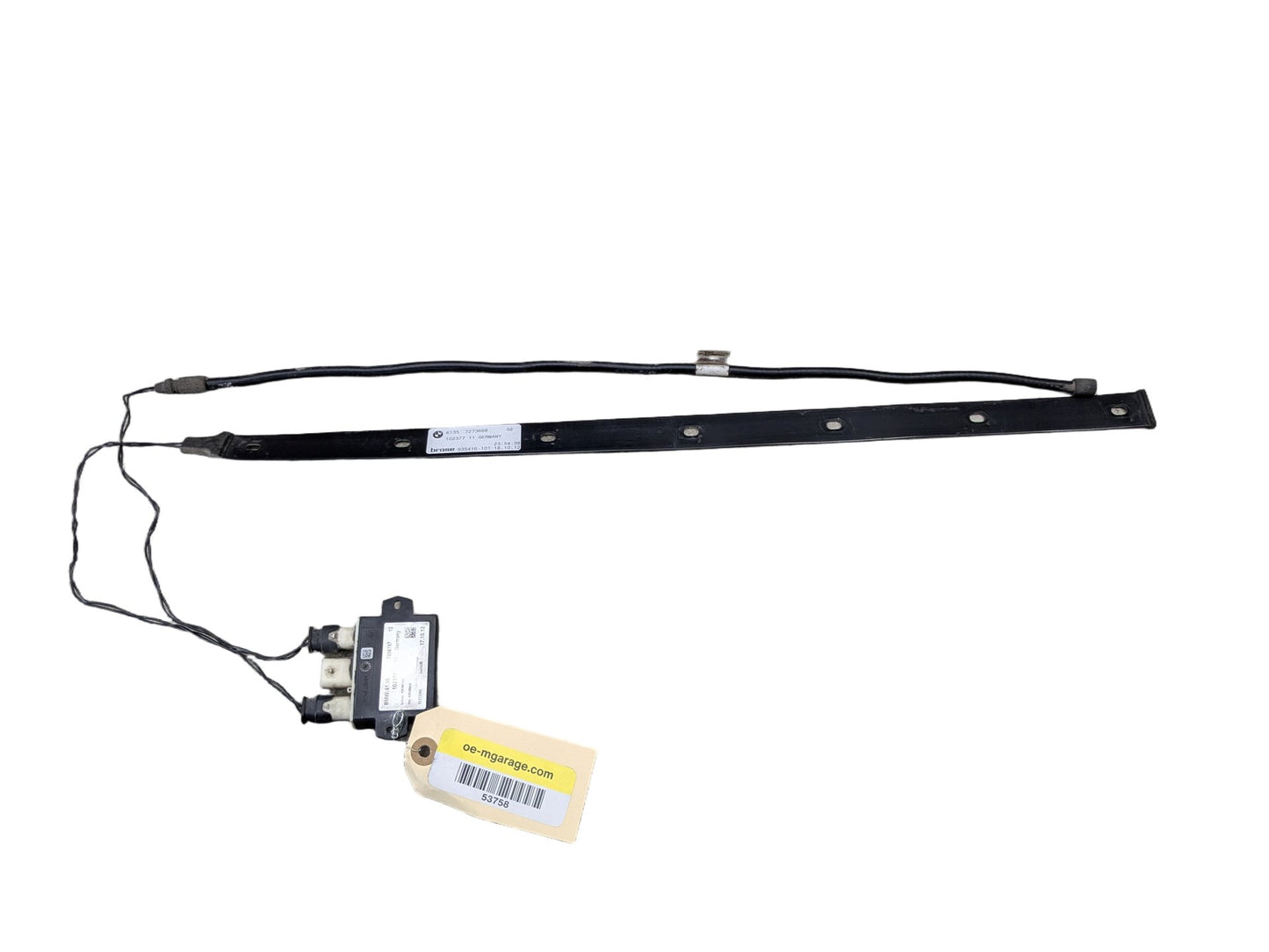 2011-2016 BMW 528i F10 Rear Smart Opener Sensor Module W/ Harness & Strap SET 7306797 OEM BMW F02 F10 F13 F25 F30 F32 F80 Control Unit Smart Opener Module w/ Sensor