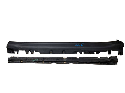 *14-18 OEM BMW F15 X5 Right Passenger Side Skirt Rocker Panel Molding w/ Bracket