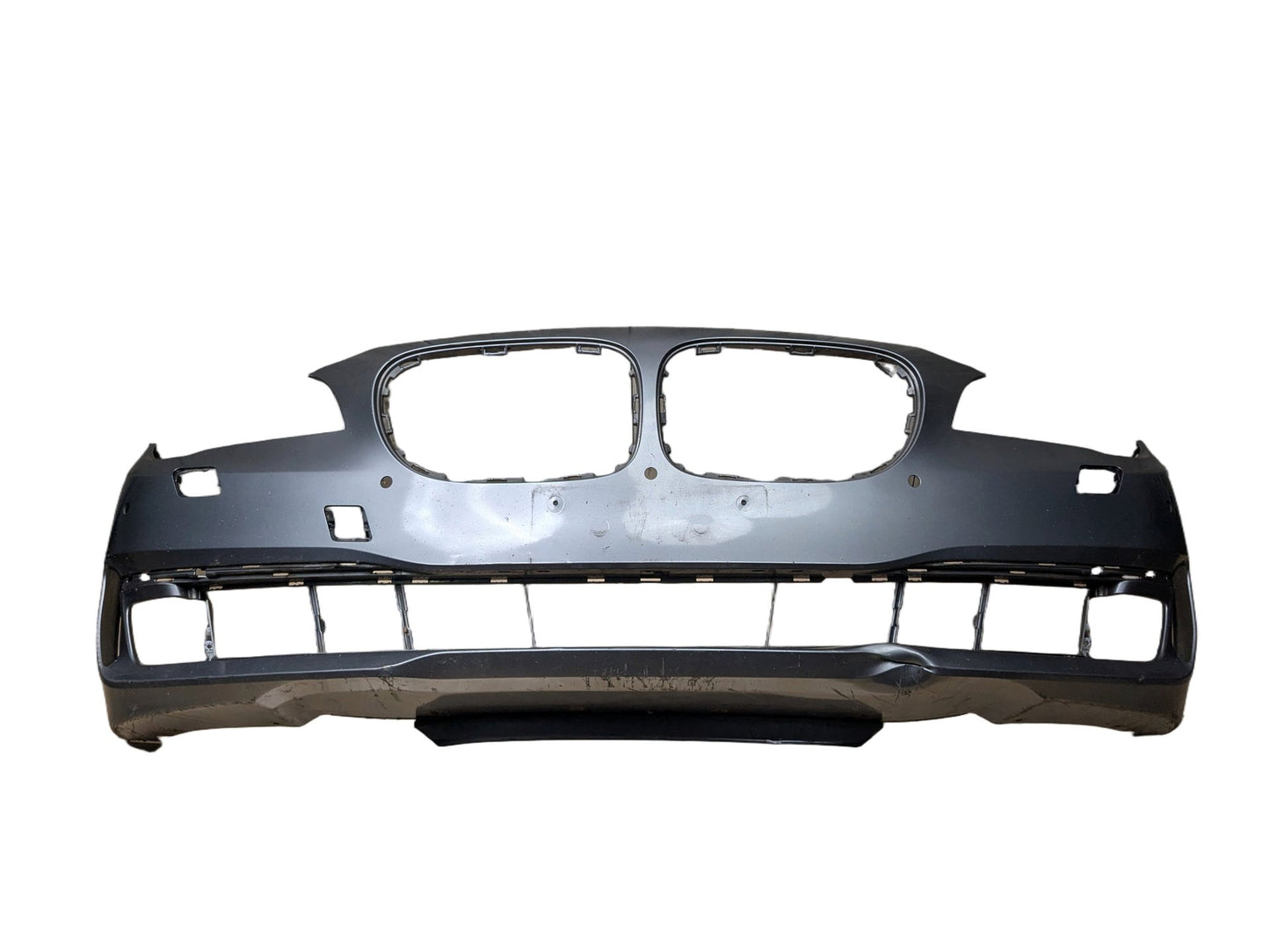 *DENT* 13-15 OEM BMW F01 F02 740 750 Front Bumper Cover Grey A52 SPACEGRAU METALLIC (A52)