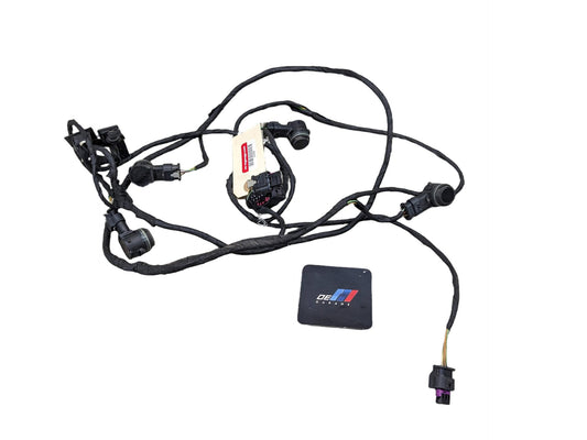 16-19 OEM BMW G11 G12 750 Rear Bumper Parking Harness PDC Sensors Black 475