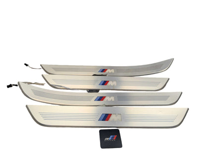 *16-19 OEM BMW G11 G12 OEM Door Sills M Trim Illuminated Entry Panels Kit SET