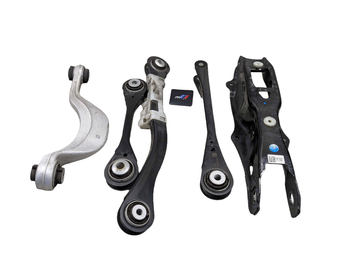 2021 BMW X5 G05 Rear Left Driver Control Arms SET 6878031 OEM BMW G05 G06 G07 X5 X7 Rear Left Driver Upper Lower Control Arm Wishbone SET