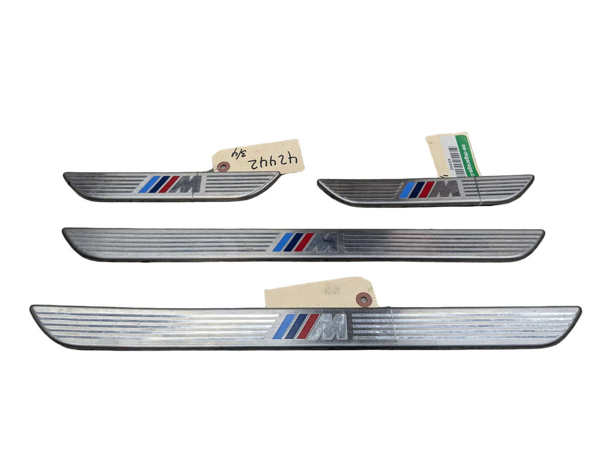 06-14 OEM BMW E70 E71 X5 X6 X5M M Front Rear Door Sill Cover Trim Entrance SET