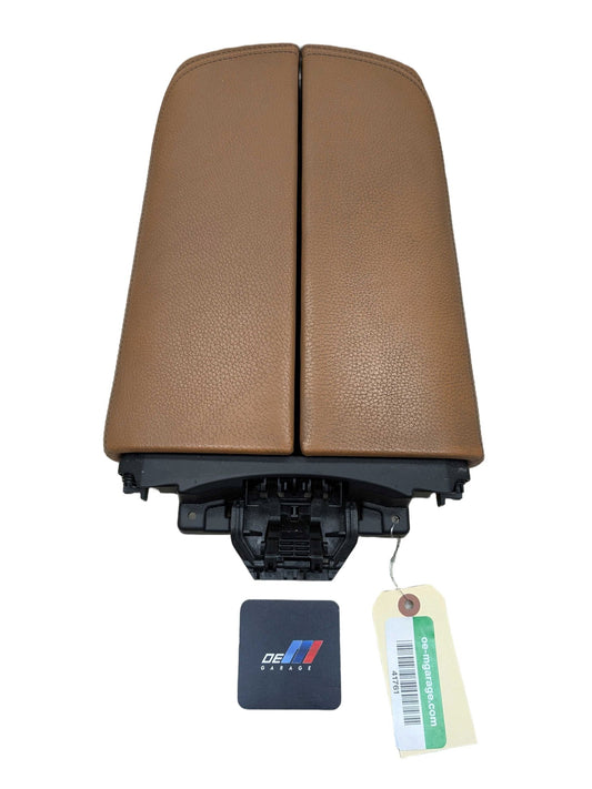 16-22 OEM BMW G11 G12 740 750 M760 Center Console Arm Rest Armrest Leather BROWN