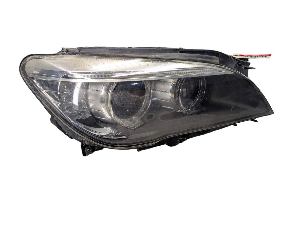 *13-15 OEM BMW F01 F02 740 750 760 LCI Right Passenger Side Headlight COMPLETE Black Black Sapphire Metallic (475)
