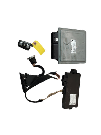 BMW M3 E93 - Engine Motor ECU DME Computer w/ Cas & Key SET PN: 7846409