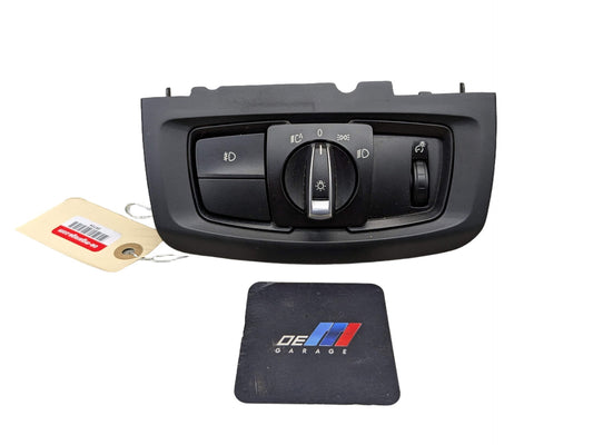 OEM BMW F15 F16 F85 F86 X5 X6 Headlight Switch Control Panel Light Module BLACK