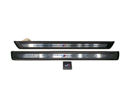 19-24 OEM BMW G23 M SPORT Front Left Right Door Sill Plate Molding Trim PAIR