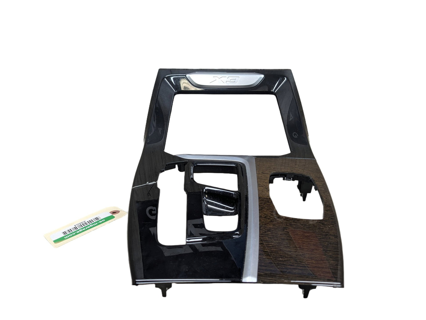 18-21 OEM BMW G01 G02 X3 X4 Center Console Interior Trim Oak Dark High Gloss
