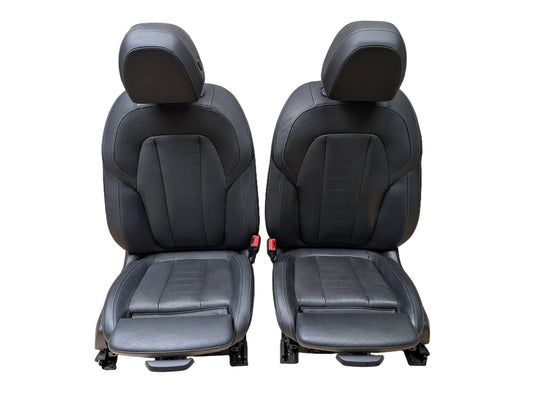 PRE-LCI OEM BMW G01 G02 G20 Front Left Right Driver Passenger Seat Leather Black