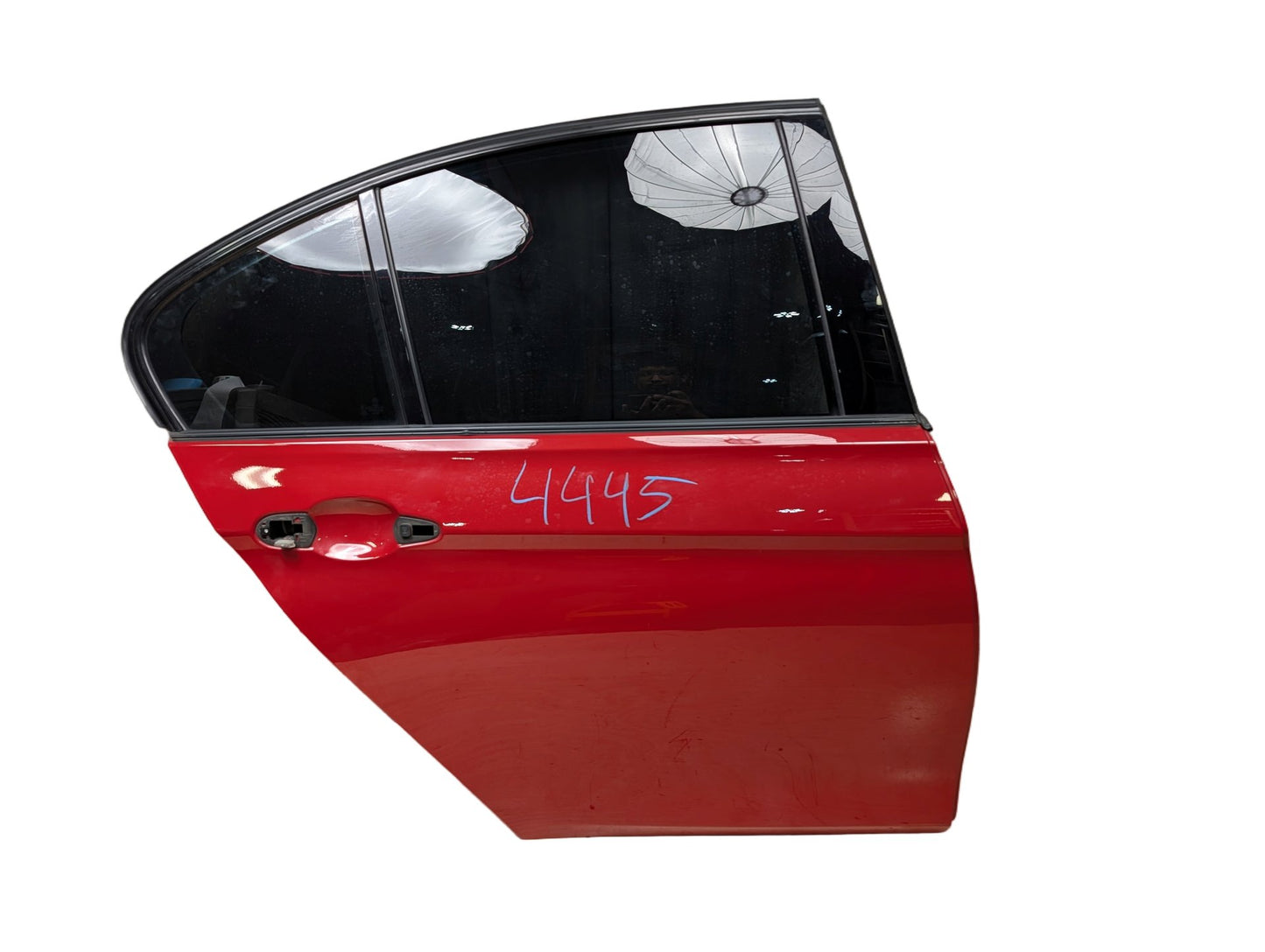 OEM BMW F30 F80 328 330 335 340 M3 Rear Right Passenger Door Shell Panel Red MELBOURNEROT METALLIC (A75)