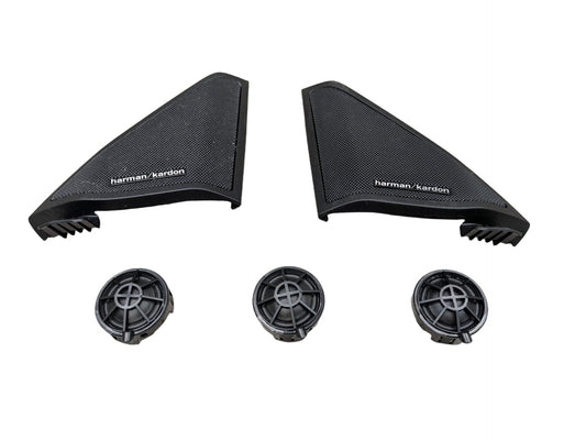 10-16 OEM Mercedes W212 E350 E400 E550 Left Right Door Tweeter Speaker Cover SET