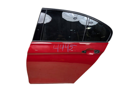 OEM BMW F30 F80 328 330 335 340 M3 Rear Left Driver Door Shell Panel Red A75 MELBOURNEROT METALLIC (A75)
