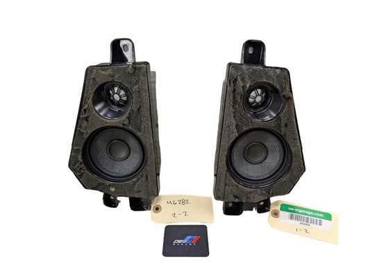 OEM BMW F16 F86 X6 X6M Left Right Driver Passenger Speaker D Pillar Carrier SET