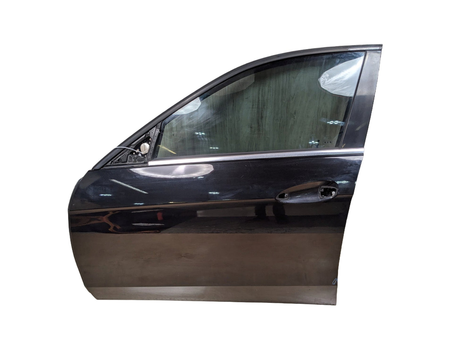 10-16 OEM Mercedes W212 E350 E400 E550 Front Left Driver Door Shell Panel Black 197 (Obsidian black- Metallic finish)