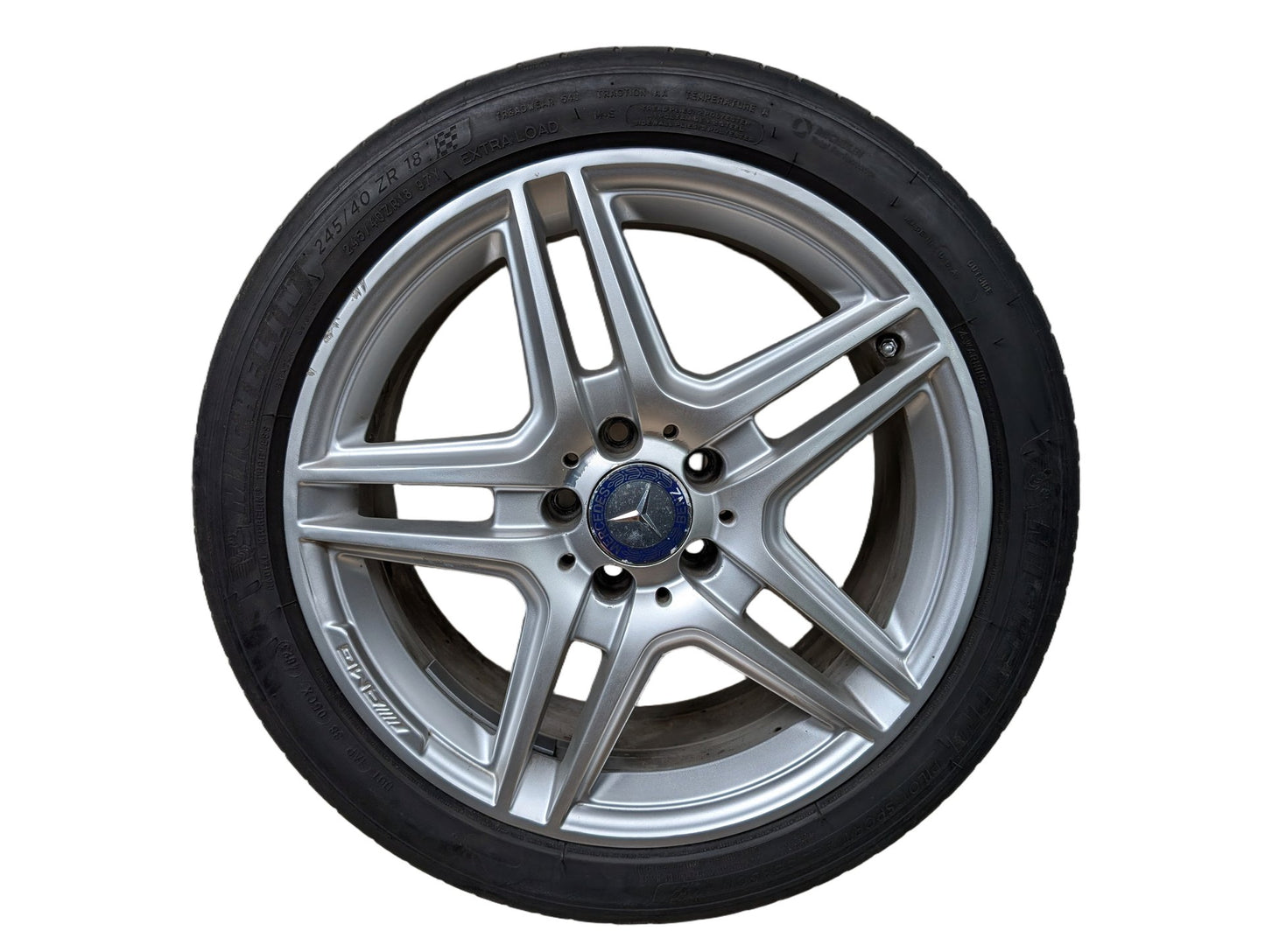 *OEM Mercedes W207 E300 E400 E550 AMG Front Wheel Rim 18x8 ET45 5 Double Spoke