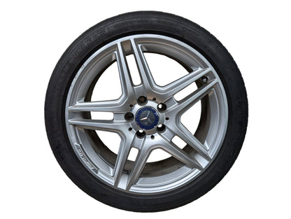 *OEM Mercedes W207 E300 E400 E550 AMG Front Wheel Rim 18x8 ET45 5 Double Spoke