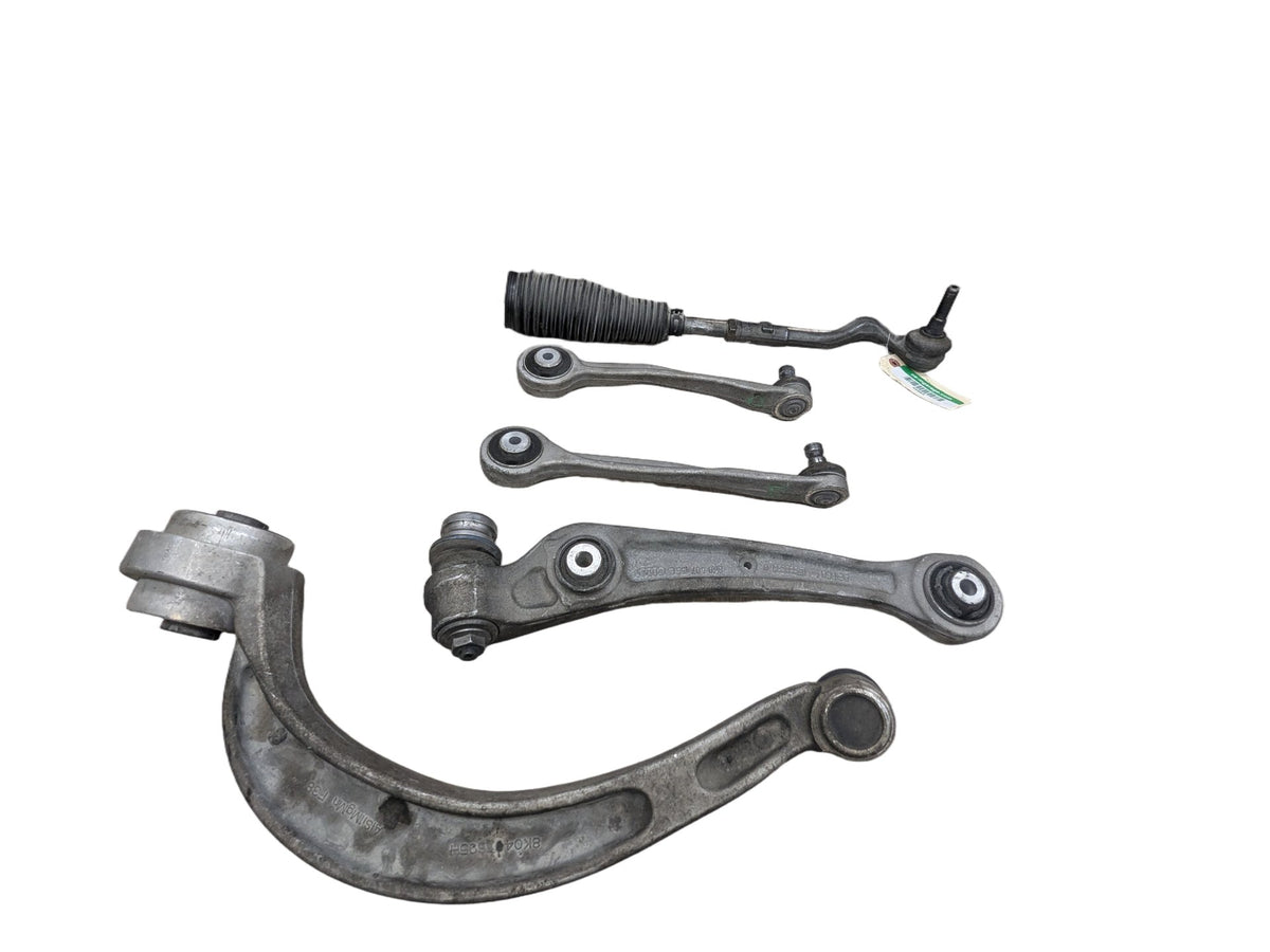 13-17 OEM AUDI A5 S5 Front Left Driver Upper Lower Control Arms w Tie Rod SET