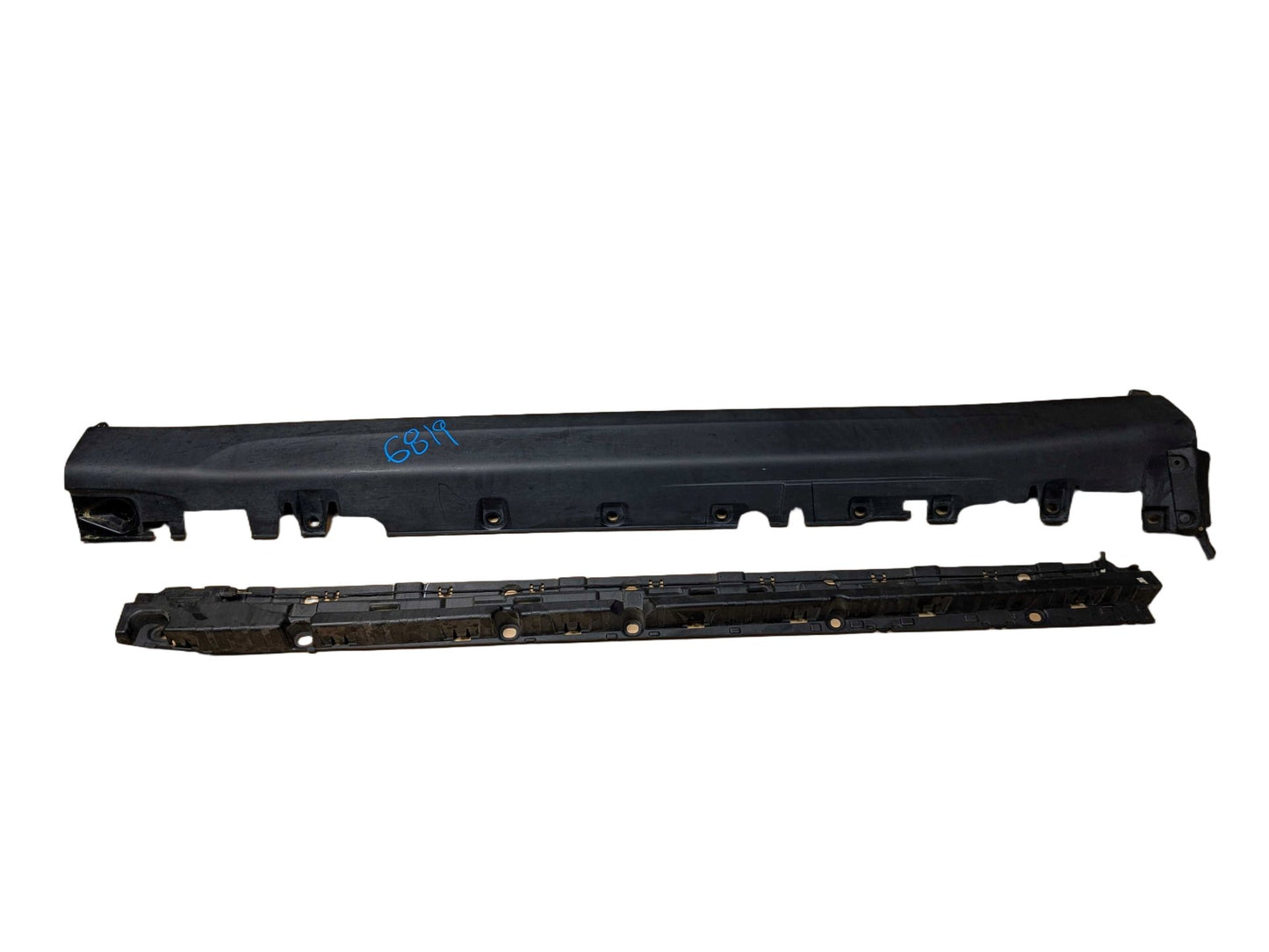 *14-18 OEM BMW F15 X5 Left Driver Side Skirt Rocker Panel Molding w/ Bracket