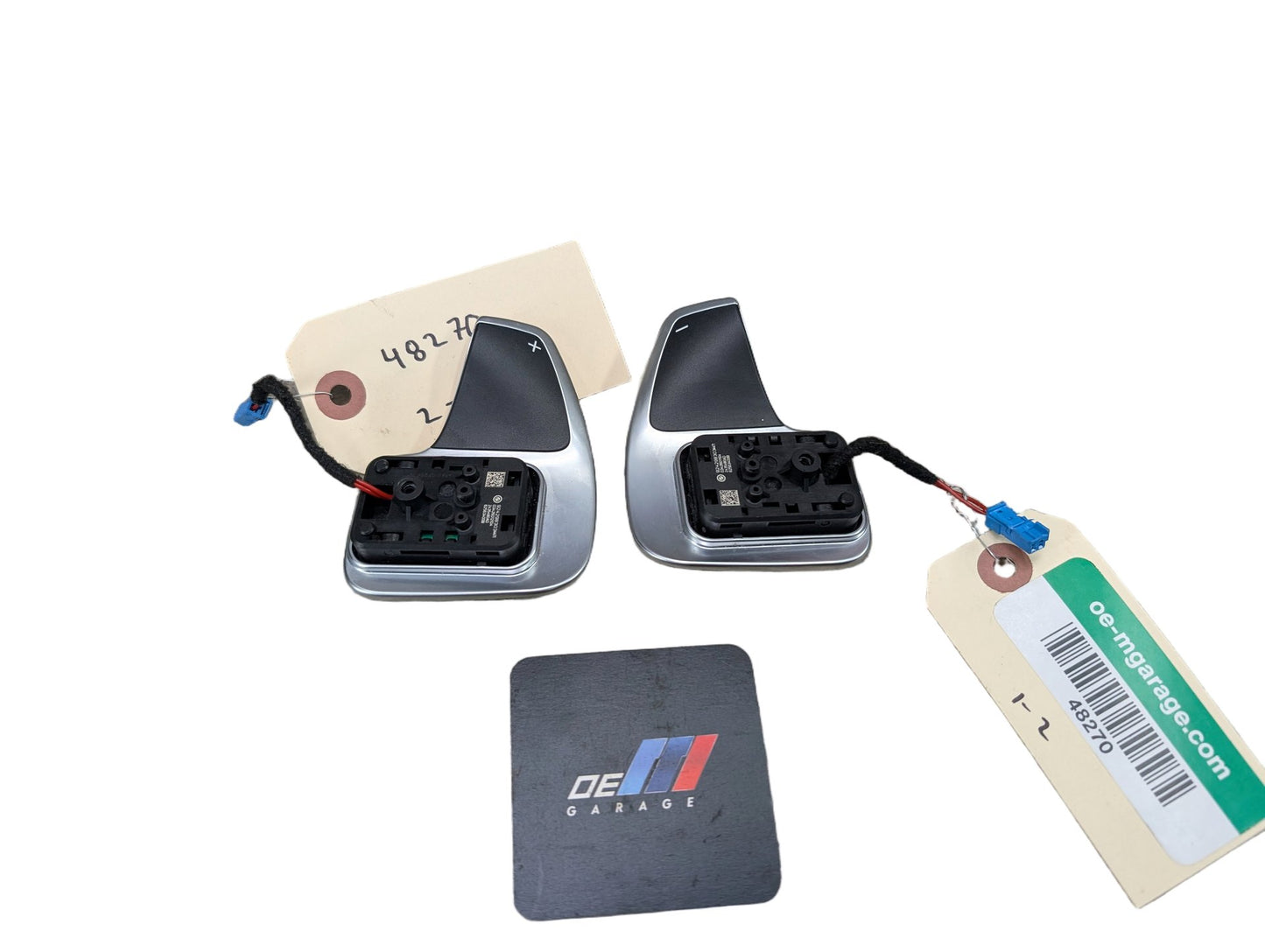 OEM BMW F15 F25 F30 F32 F33 F36 F48 X1 X3 X5 AT Paddle Shifter Plus Minus PAIR