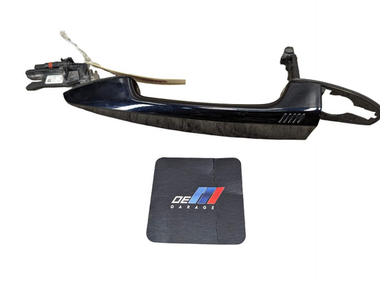 14-18 OEM BMW F15 F85 F86 X5 X6 COMFORT ACCESS Rear LEFT Door Handle Black*