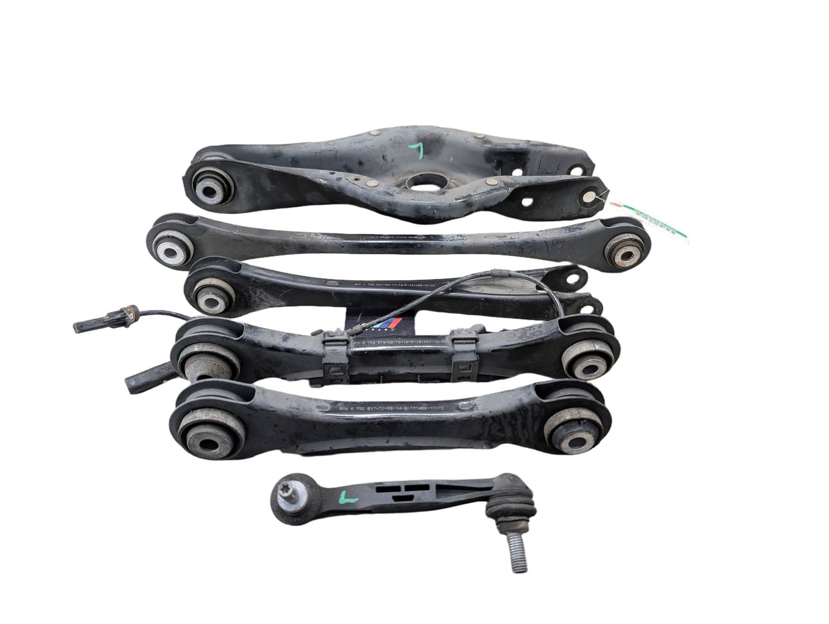 2014 BMW 428i F32 Rear Left Driver Control Arms SET 6792535 OEM BMW F22 F23 F30 F32 F33 F36 Rear Left Driver Upper Lower Control Arm SET