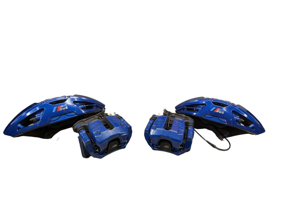 20-24 OEM BMW F97 F98 X3M X4M Front Rear Left Right Brake Calipers Brembo Blue