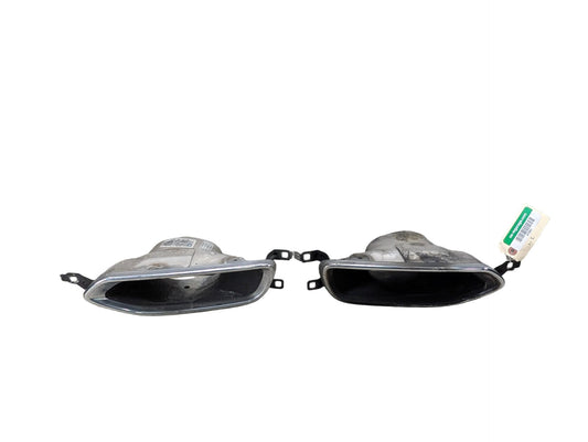 16-19 OEM BMW G11 G12 740 B58 Rear Left Right Tail Pipe Exhaust Muffler Tips SET