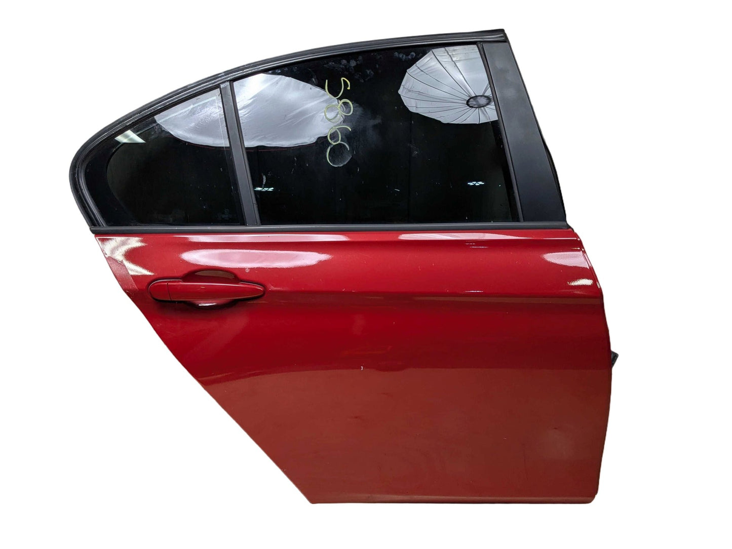 OEM BMW F30 F80 328 330 335 340 M3 Rear Right Passenger Door Shell Panel Red MELBOURNEROT METALLIC (A75)
