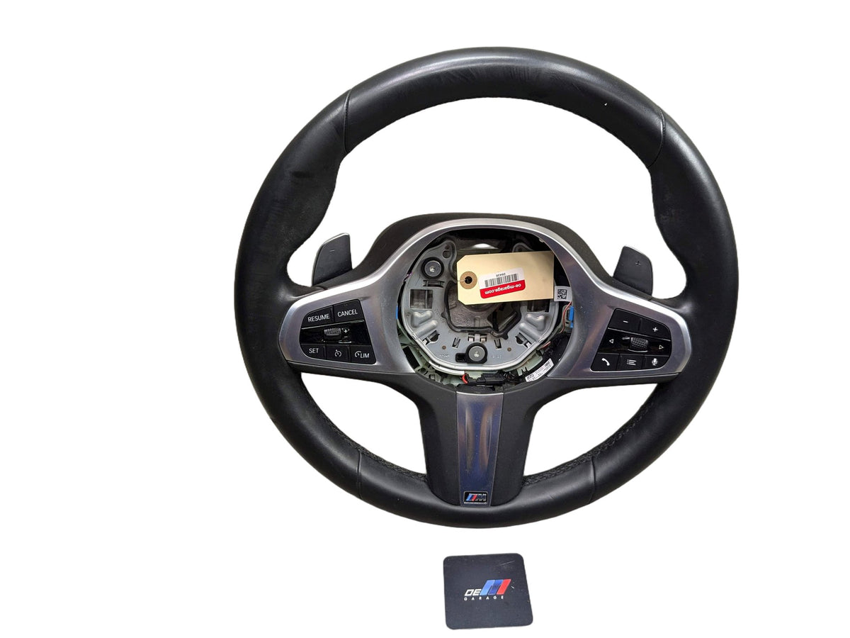 OEM BMW F44 G20 G22 G23 G26 G42 Leather Steering Wheel M SPORT Shifters
