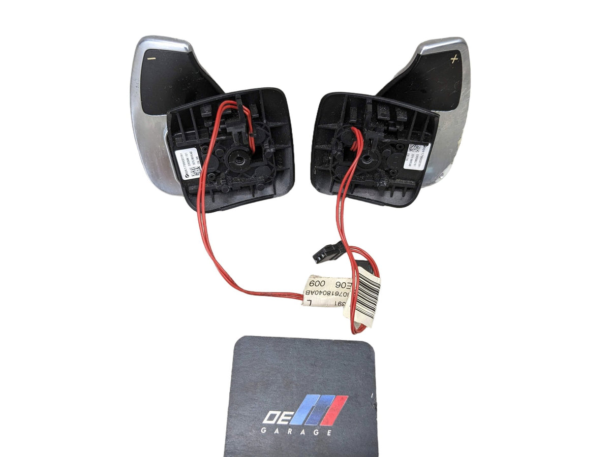 11-13 OEM BMW E90 E92 E88 E82 135 335 LCI Steering Wheel Paddle Shifter SET