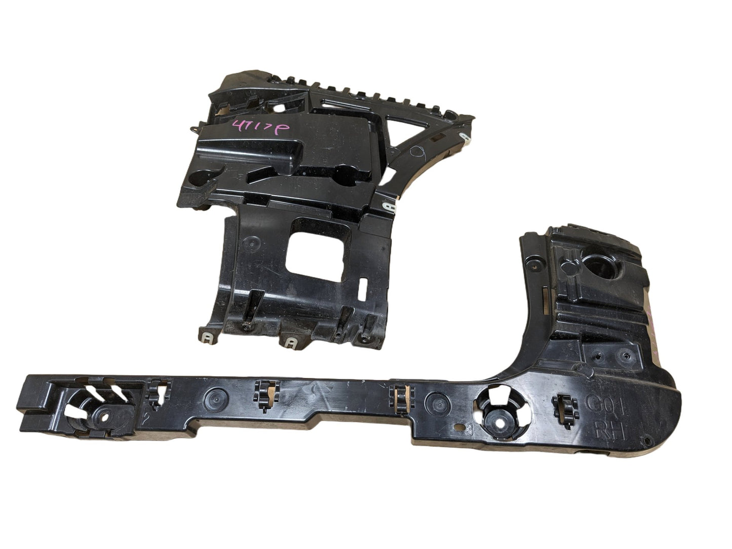 18-21 BMW G01 F97 X3 Rear Bumper Right Passenger Side Brackets Mounts Supports