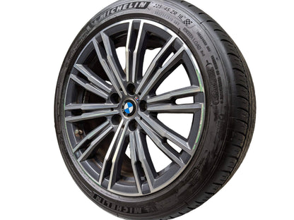 *19-24 OEM BMW G20 330 M340 Front Rim Wheel 18x7.5 ET25 Double Spoke Style 790M