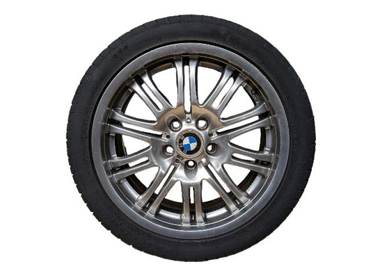 01-06 OEM BMW E46 M3 Wheel Rim 18x8" ET47 5x120 M Double Spoke Style 67"
