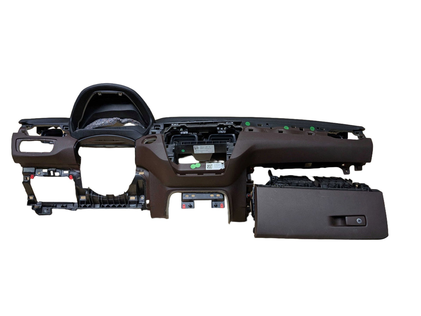 16-19 OEM BMW F48 X1 28i 28iX Dashboard Cover Trim Dash Panel BLACK/BROWN