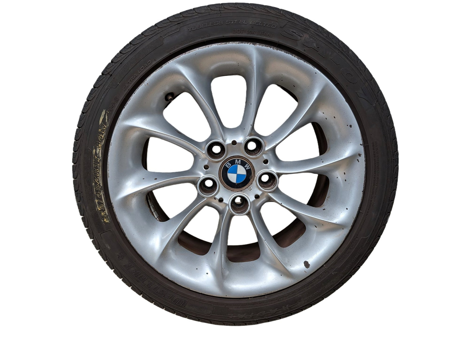 03-08 OEM BMW E85 Z4 Rim Wheel 17x8" ET:47 LA Wheel Turbine Style 106