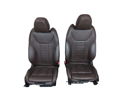 2019 BMW X3 G01 Front Left Driver Right Passenger Seat Assemblys SET Brown