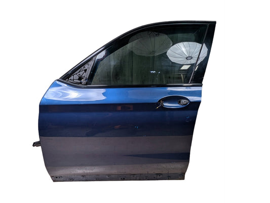 18-24 OEM BMW F97 G01 X3 X3M Front Left Driver Side Door Shell Panel Blue C1M