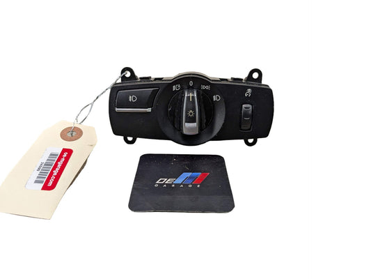 10-18 OEM BMW F13 F10 F06 F25 Headlight Switch Control Panel Light Module BLACK