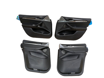 *OEM BMW F97 G01 X3 X3M Front Rear Left Right Door Panel Cards SET CARBON FIBER