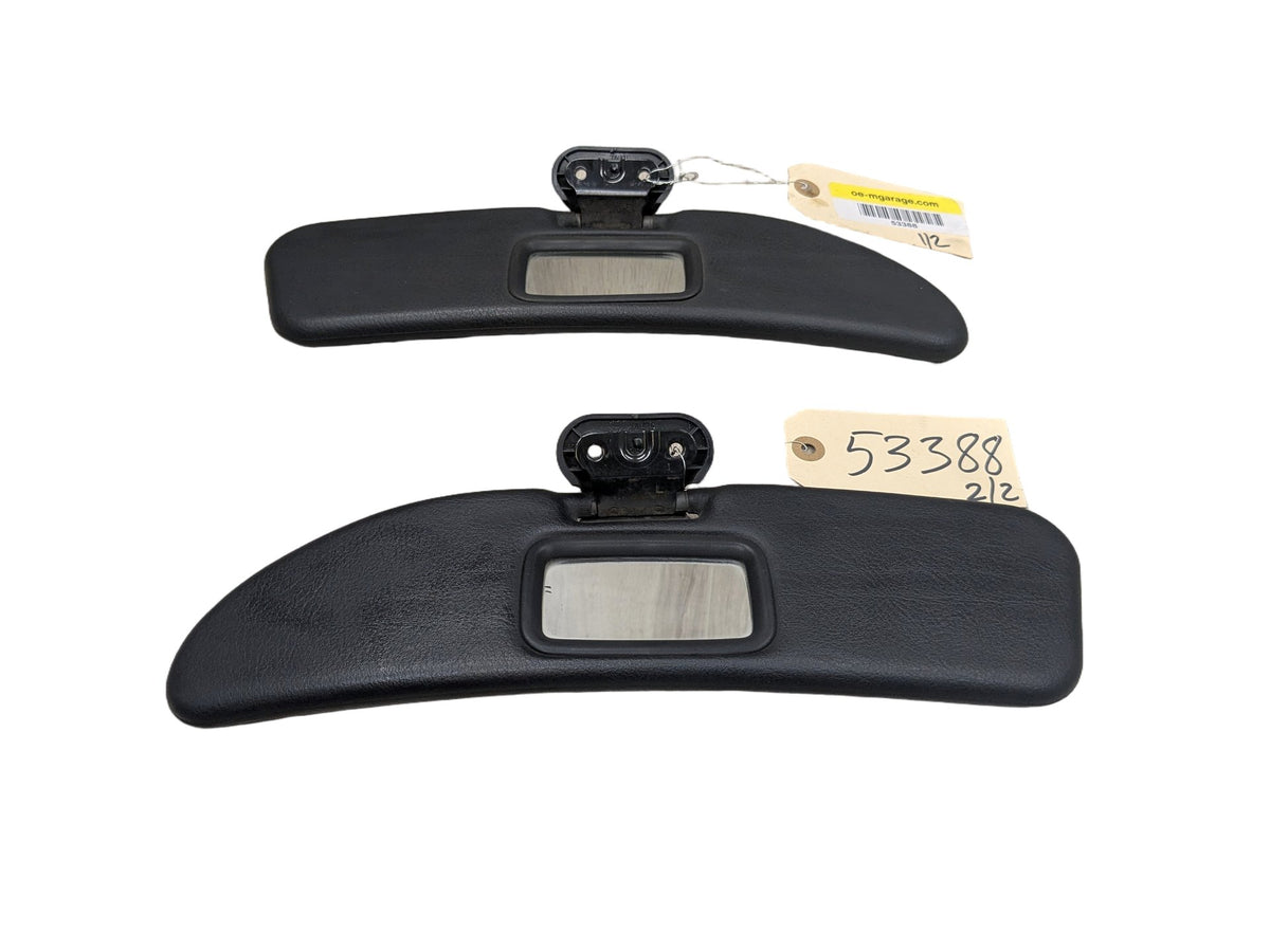 OEM BMW E36 Z3 Left Right Driver Passenger Side Interior Sun visor PAIR Black