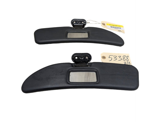 OEM BMW E36 Z3 Left Right Driver Passenger Side Interior Sun visor PAIR Black