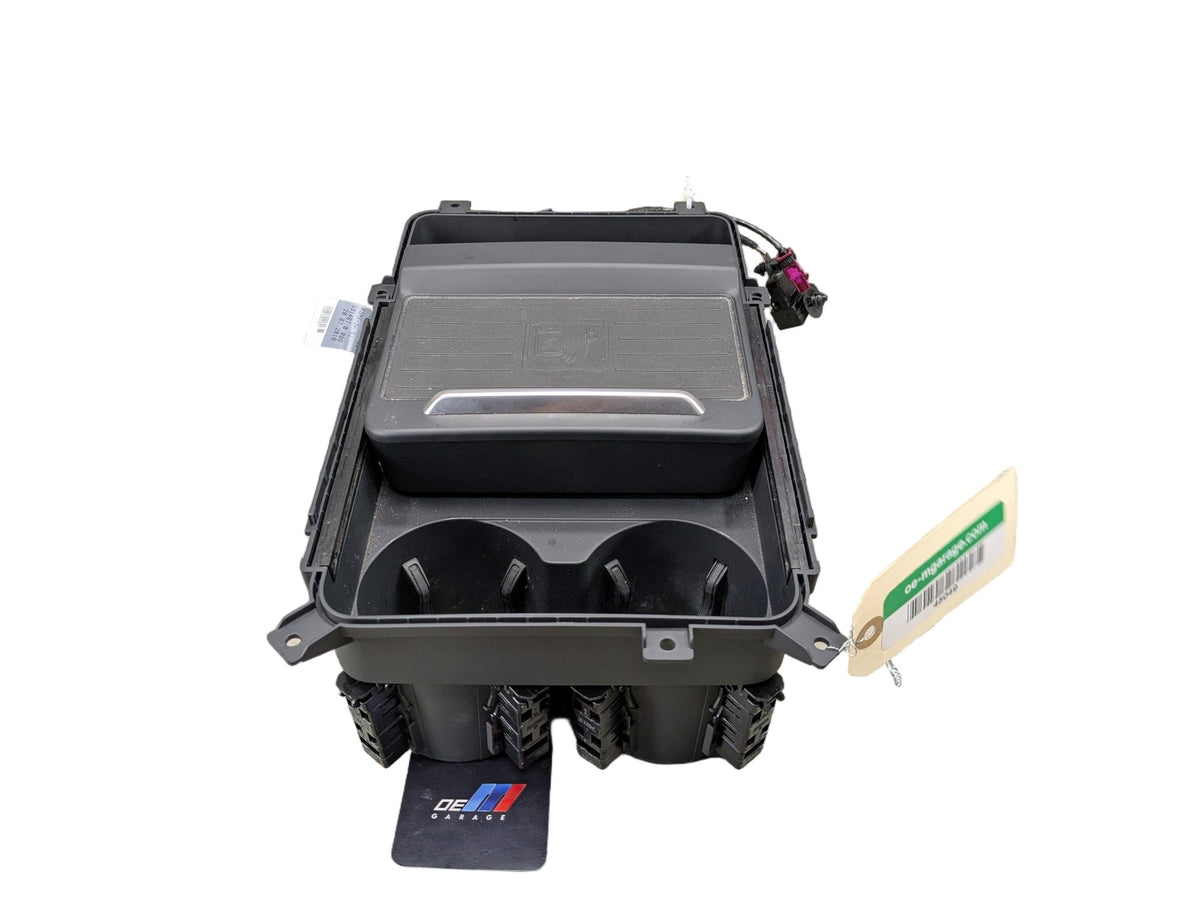 18-24 OEM AUDI Q5 SQ5 Front Center Console Cup Holder Storage Compartment