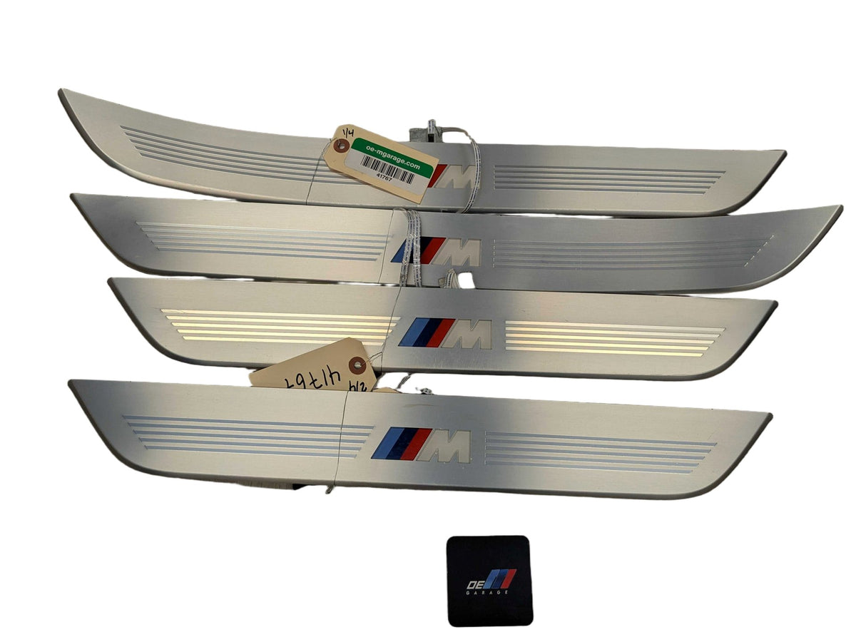 16-19 OEM BMW G11 G12 OEM Door Sills M Trim Illuminated Entry Panels Kit SET*