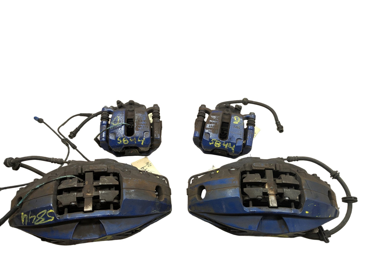 17-23 OEM BMW G30 540 M550 Front Rear Left Right Brake M SPORT Calipers SET Blue