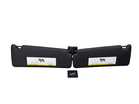 12-20 OEM BMW F30 F32 F83 M3 M4 Interior Sun Visors Anthracite Black Pair SET