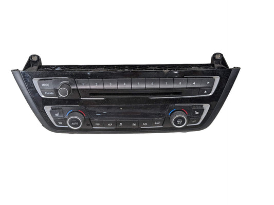 12-18 OEM BMW F80 F30 AC Heater Control Panel Radio Illuminated Media Buttons